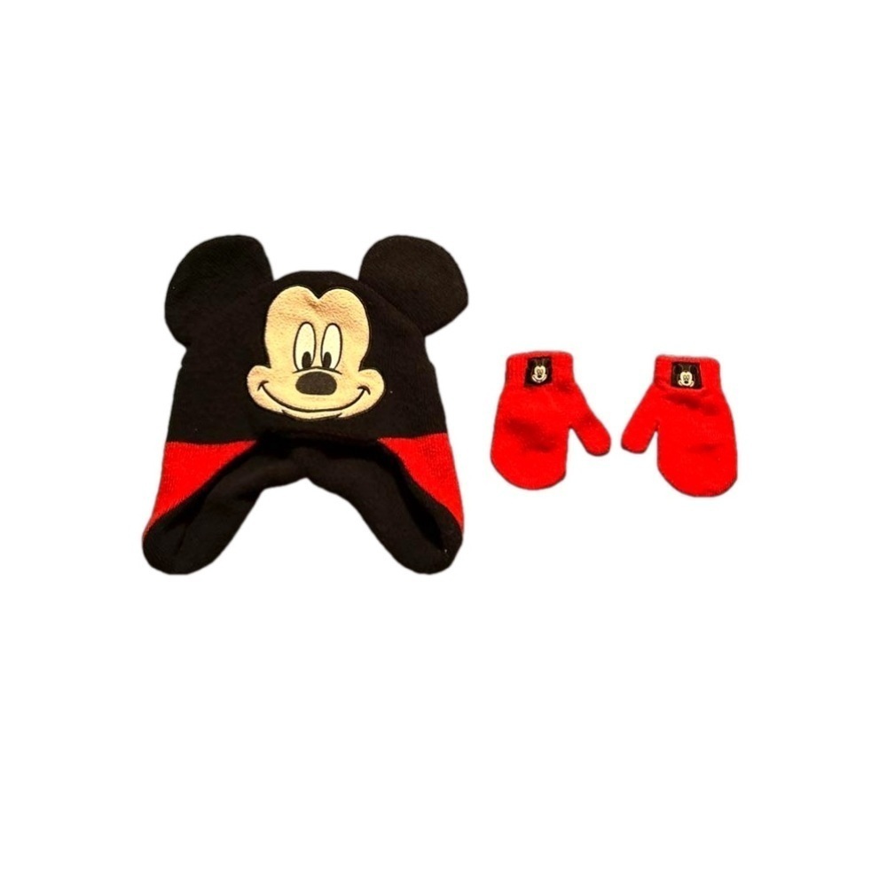 Disney Mickey Mouse Toddler Toque and Mittens